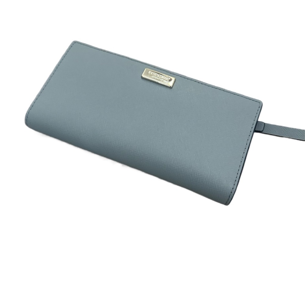 NWT/Kate Spade New York Laurel Way Stacy Leather Wallet/ Blue Dawn - Picture 3 of 13